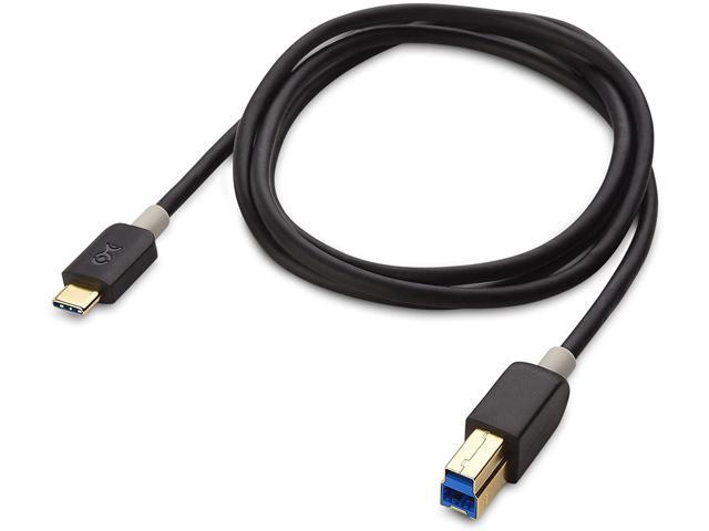 Cable Matters USB C to USB B 3.0 Cable 3.3 ft (USB C to USB Type B 3.0, 3.0  USB B to USB C) in Black
