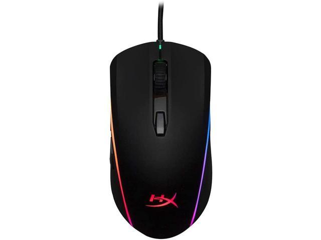 HyperX Pulsefire Surge - RGB Wired Optical Gaming Mouse Pixart 3389 Sensor up to 16000 DPI Ergonomic 6 Programmable Buttons Compatible with Windows