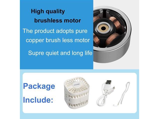 Gimiuper Mini Handheld Fan Small Personal Portable Table Fan with USB Rechargeable Battery Operated Cooling Folding 3 Speed Adjustable Settings