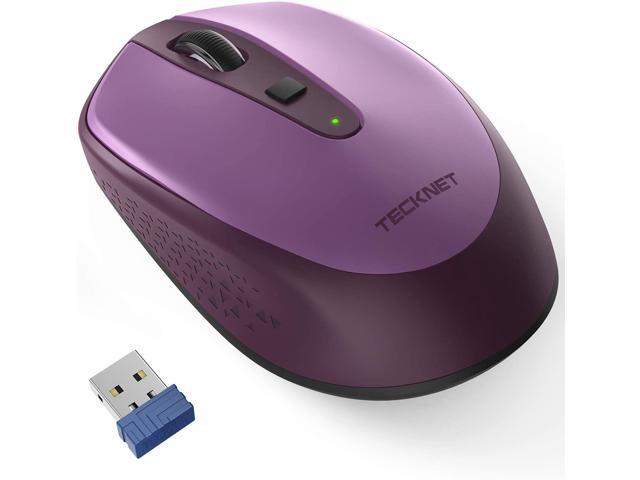 TeckNet Omni Small Portable 24G Wireless Optical Mouse with USB Nano Receiver for Laptop Computer 18 Month Battery Life 3 Adjustable DPI Levels: