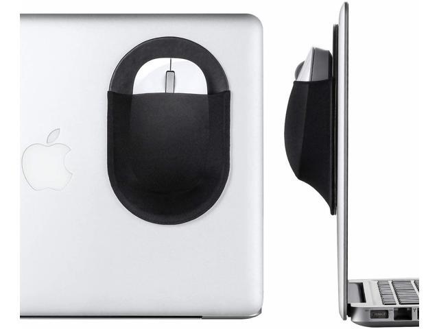 Epessa Universal Stick-On Mouse PouchMouse Holder for Wireless MouseReusable Adhesive No Glue ResidueCompatable with iPad or MacBook