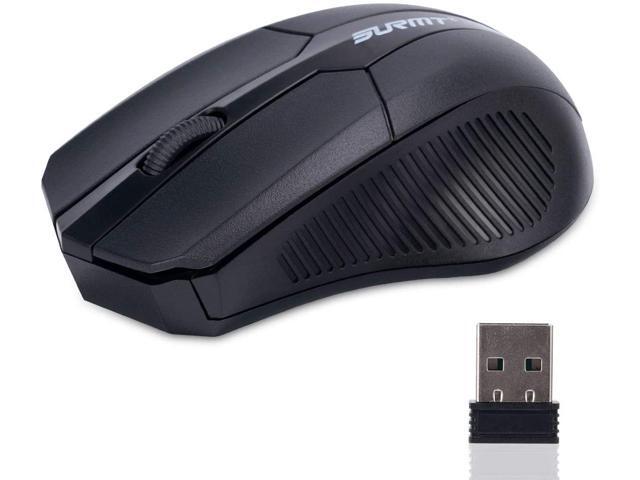 Wireless Mouse Cordless Computer Mouse with Mini USB 24GHz Receiver Small Portable Ergonomic Mouse for Laptop Deskbtop MacBook