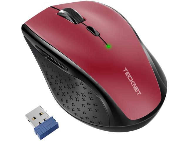 TeckNet Classic 24G Portable Optical Wireless Mouse with USB Nano Receiver for Notebook PC Laptop Computer6 Buttons30 Months Battery Life4800
