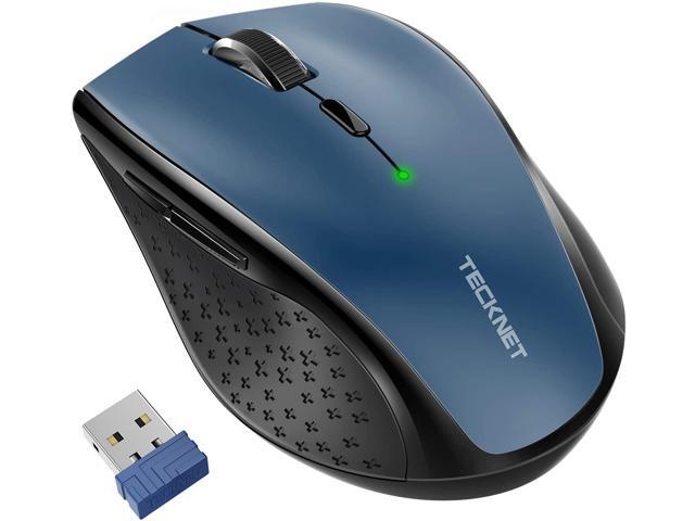 TeckNet Classic 24G Portable Optical Wireless Mouse with USB Nano Receiver for Notebook PC Laptop Computer6 Buttons30 Months Battery Life4800