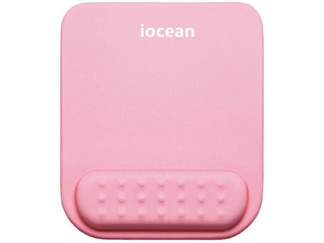 ilicone Non-Slip Base Ergonomic Mouse Mat with Memory Foam Mouse pad with Wrist Support Sfor Computer/Laptop/Home/Office 96 X 81 Inches Pink