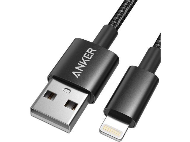 Anker 6ft Premium Double-Braided Nylon Lightning Cable Apple MFi Certified for iPhone Chargers iPhone X/8/8 Plus/7/7 Plus/6/6 Plus/5s iPad Pro Air