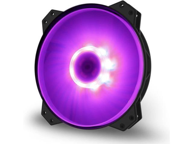 Cooler Master Fan MF200R RGB 200mm PWM Control Fan with Hybrid Silent High Airflow In-Take Fan for Computer Case