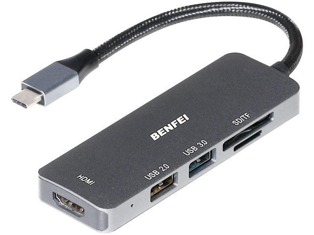 USB C to HDMI Benfei USB Type-C Hub 2 Port USB-C to USB USB C to SD/TF Card Compatible with MacBook Pro 2019/2018/2017 Samsung Galaxy S9/S8