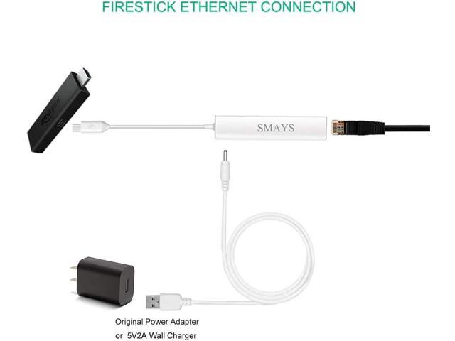 Connect Firestick to a Wired Ethernet network 