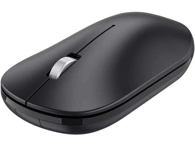 OMOTON Bluetooth Mouse for iPad and iPhone (iPadOS 13/ iOS 13 and Above) Ultra-Thin Wireless Mouse Compatible with Bluetooth Enabled Computer