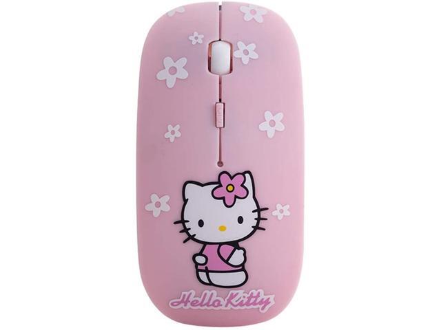 DP-iot New Hello Kitty Wireless Mouse 24Ghz USB Computer Mouse Pink Game Mice