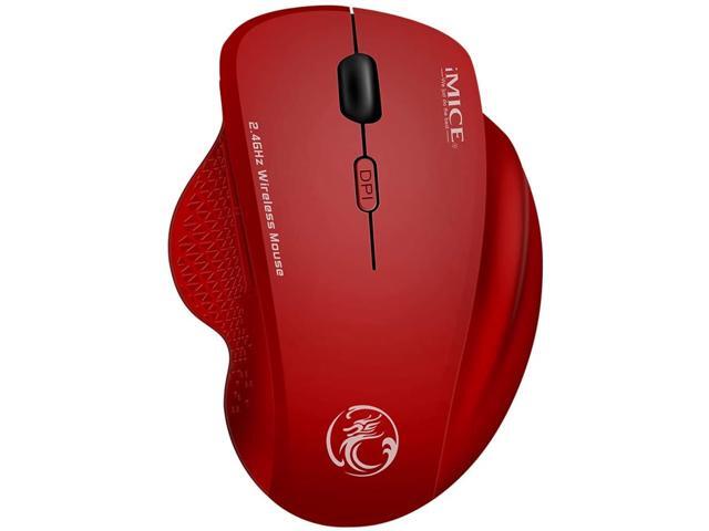 Wireless Mouse for MacBook Air Wireless Mouse for MacBook Pro Wireless Mouse for Laptop Mac Windows Desktop Computer iMac Chromebook (RED)