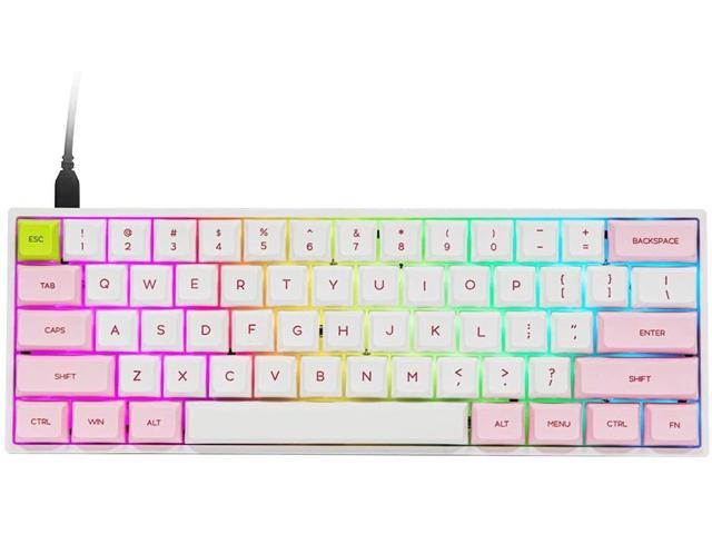 EPOMAKER SKYLOONG SK61 61 Keys Hot Swappable Mechanical Keyboard with RGB Backlit NKRO IP6X Waterproof Type-C Cable for Win/Mac/Gaming (Gateron