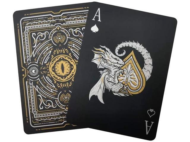 WJPC Waterproof Playing Cards Plastic Playing CardsDeck of Cards? ?Game and Party Poker (Dragon)