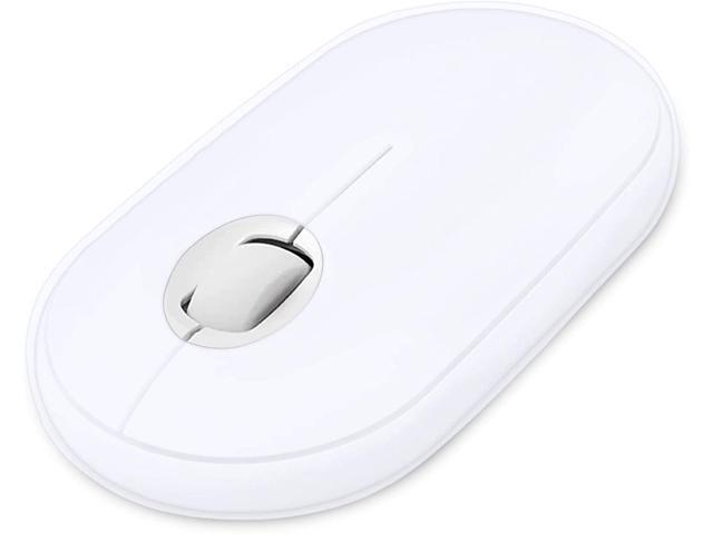 kwmobile Silicone Cover Compatible with Logitech Pebble M350 - Soft Cover for Computer Mouse - Matte Transparent