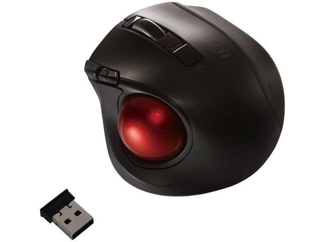Nakabayashi CoLtd Digio2 24GHz Wireless Trackball 5 Buttons (Black)