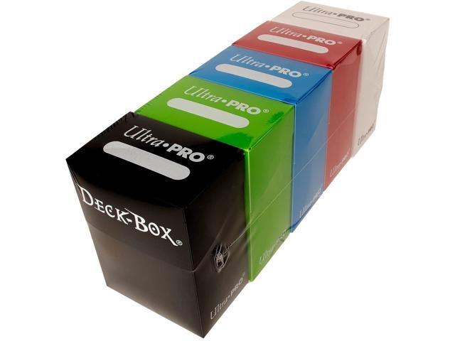 Ultra Pro Magic/Pokemon/YuGiOh Cards Deck Boxes Set of 5 (Red Blue Green Black and White))