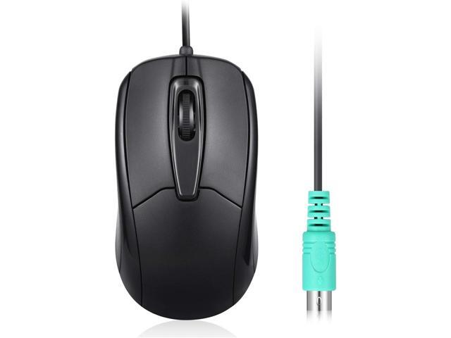 Perixx Perimice-209 P Wired PS2 Mouse with 1000 DPI Resolution Black