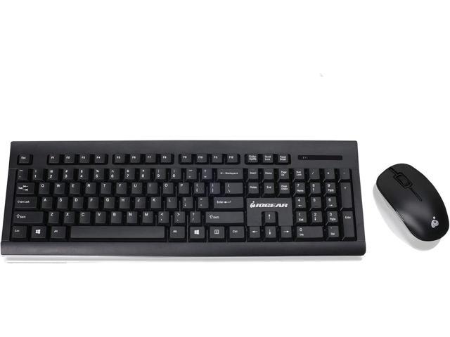 IOGEAR Long Range 24 GHz Wireless Keyboard and Mouse Combo GKM552RB