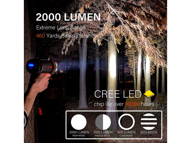 thumbnail image 2 of GOODSMANN 1000 Lumen Rechargeable Spotlight – Waterproof Marine LED Handheld Light 2 of 6