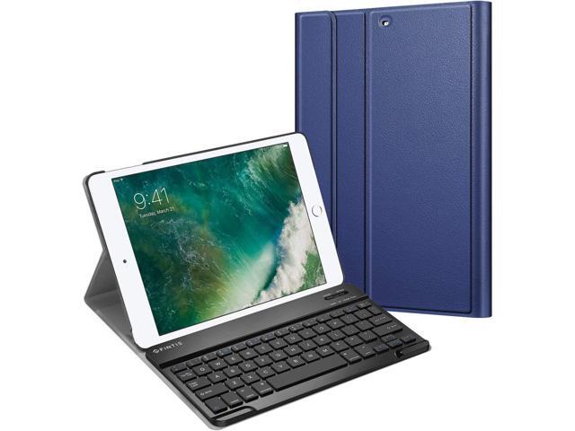 Fintie Keyboard Case for iPad 97 2018/2017 / iPad Air 2 / iPad Air - Slim Shell Stand Cover w/Magnetically Detachable Wireless Bluetooth Keyboard