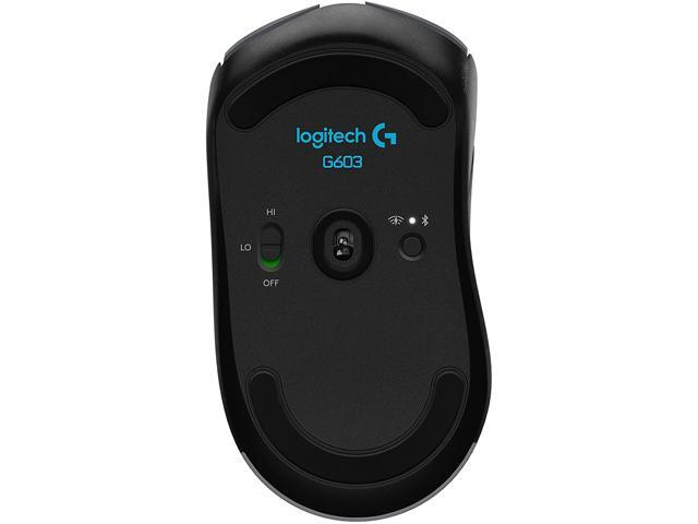 Logitech G603 Lightspeed Wireless Gaming Mouse Hero Sensor 12000 DPI Lightweight 6 Programmable Buttons 500h Battery Life On-Board Memory PC/Mac