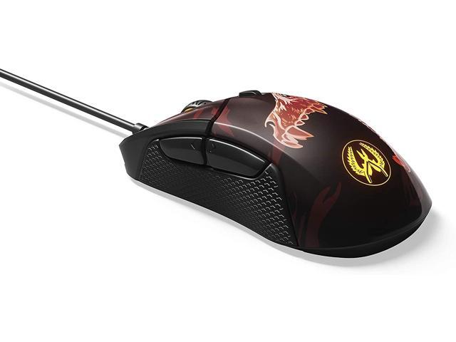SteelSeries Rival 310 CS: GO Howl Edition Gaming Mouse - 12000 CPI TrueMove3 Optical Sensor - Split-Trigger Buttons - RGB Lighting