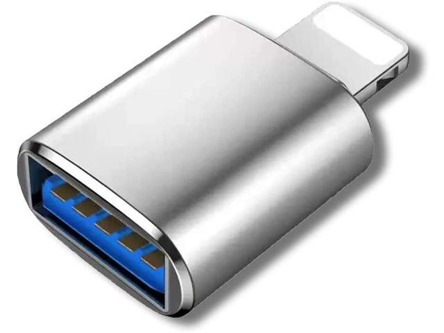 Lightning to USB3 Adapter ROSYCLO Apple MFi Certified USB OTG Data Sync Converter Compatible iPhone 12/11/X/8/7/6/iPad Camera Card Reader USB Flash