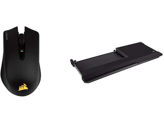 Corsair Harpoon RGB Wireless - Wireless Rechargeable Gaming Mouse & K63 Wireless Gaming Lapboard for K63 Wireless Keyboard - Game Comfortably from