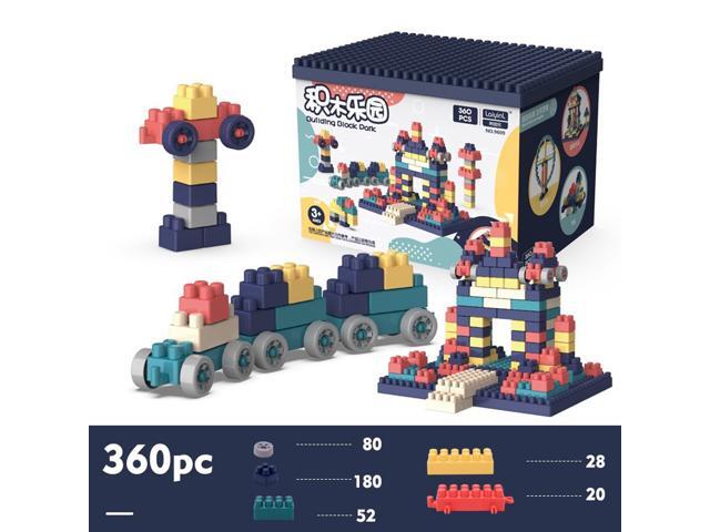 360 Pcs Large Particle Building Blocks Park Set DIY Assembly Multi-shape Puzzle Educational Toy for Kids Gift-360 Pcs