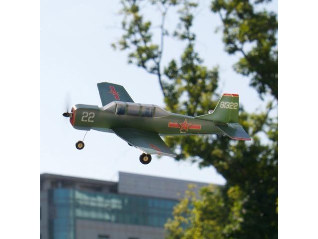 MinimumRC NanChang CJ-6 340mmPLA KT Foam Air Force Trainer Aircraft RC Airplane KIT+Motor / KIT+Motor+Servo-KIT+Motor
