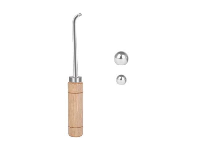 W28 Trumpet Elbow Repairer Wind Instrument Repair Tool with 2 Metal Balls