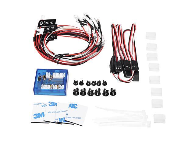 WPL D12 1/10 Simulate RC Car LED Light Brake Reversing lights Vehicle Model Parts