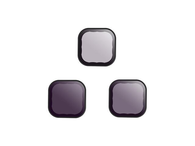 TELESIN 3 Pieces Waterproof ND8/16/32 ND Filter for Gopro Hero9 Action Camera
