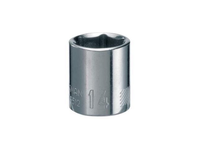 Shallow Socket Metric 1/4-Inch Drive 14mm 6-Point (CMMT43512)