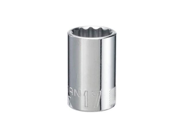 Shallow Socket Metric 1/2-Inch Drive 17mm 12-Point (CMMT44237)