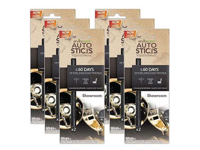 Auto Sticks Natural Car Air Fresheners 6-Pack with 12 Sticks (Coastal Storm)