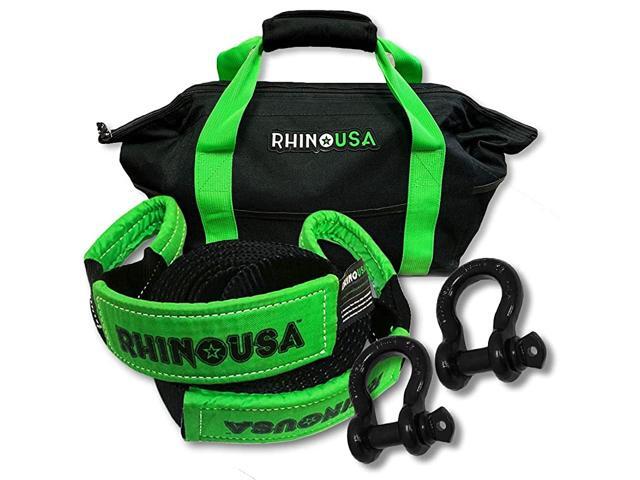 Heavy-Duty Recovery Gear Combos (20' Strap + Shackles) Off-Road Jeep Truck Vehicle Recovery Best Offroad Towing Accessories - Guaranteed for Life