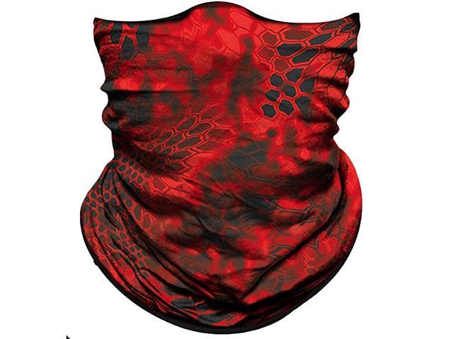 Seamless Bandana Face Mask Rave Men Women for Dust Sun Wind Protection
