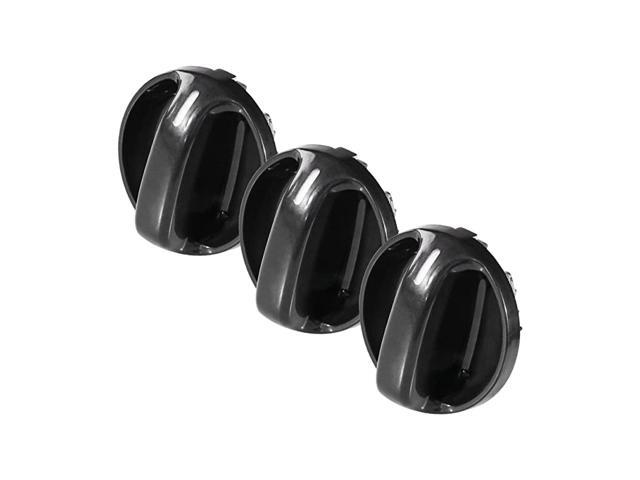 Climate Control Knob - Set of 3 - Replaces 55905-0C010 559050C010 - Compatible with Toyota Tundra 2000 2001 2002 2003 2004 2005 2006 - Air