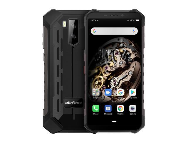 4G Rugged Phone Ulefone Armor X5 Android 10 SIM Free Mobile Phones Unlocked 13MP + 2MP Dual Waterproof Cameras 55 Inch HD+ Display 3GB RAM +