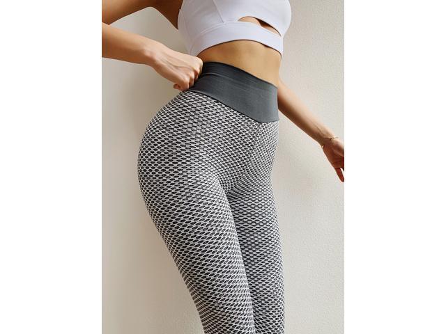 Honeycomb peach buttocks fitness yoga pants high waist beautiful buttocks sports tights seamless fitness pants women