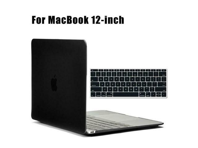 LENTION Hard Case for 12-inch MacBook Air with Keyboard Cover Dust-Blocking Port Plugs Matte Finish Case with Rubber Feet