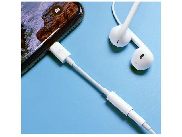 ZMI AL810 Lightning to 35 mm Headphone Jack Adapter Apple MFi Certified Fast Charging Lightning to Headphone Jack Cable 8 cm with Connector for