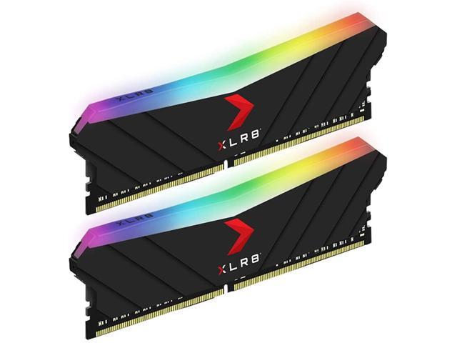 PNY 32GB (2x16GB) XLR8 Gaming Epic-X RGB DDR4 3200MHz Desktop Memory RAM - (MD32GK2D4320016XRGB)