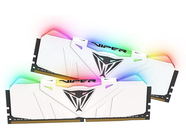 Patriot Viper Gaming RGB Series DDR4 DRAM 3200MHz 16GB Kit - White - RGB Color Profiles
