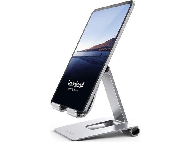 Lamicall Adjustable Foldable Tablet Stand Holder, 360 Degree Rotating