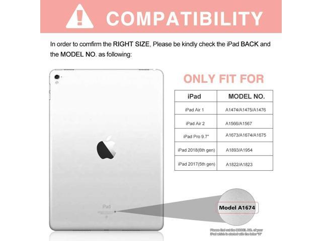 iPad 6th Generation Cases with Keyboard iPad 97 2018(6th Gen) 2017(5th Gen) iPad Pro 97 iPad Air 2 & 1 Keyboard Case Bluetooth Keyboard Case