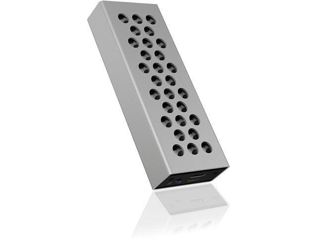 M2 NVMe SSD Enclosure with Double Layer Aluminum and Innovative Heatsink Design with USB 31 Gen 2 Transfer Speed for Connecting to Type-C and