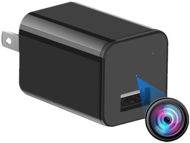 HD 1080P Hidden Camera - Motion Detection Mini Charger Camera- USB Hidden Camera - Surveillance Camera - Mini Spy Camera - Nanny Camera - Spy